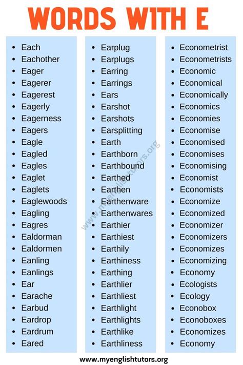 whats a b and e|Words with E and B .